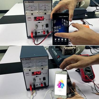 Kaisi K - 1502D Repair Power Supply Current Meter 2A Adjustable DC Power Supply Automatic Protection, US Plug, US Plug, EU Plug - ORIWHIZ