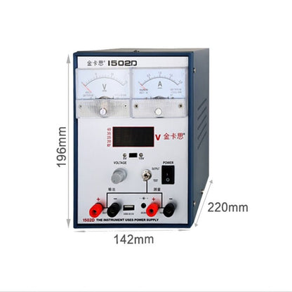Kaisi K - 1502D Repair Power Supply Current Meter 2A Adjustable DC Power Supply Automatic Protection, US Plug, US Plug, EU Plug - ORIWHIZ
