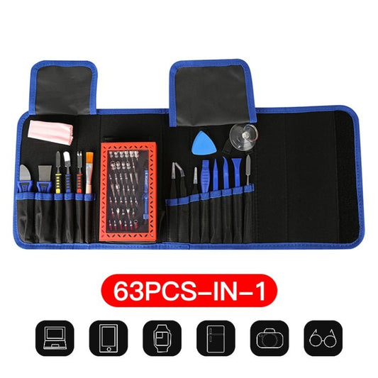 Kaisi K - 1766 63 in 1 Magnetic Precision Electronics Screwdriver set Hand Tools For Phone Repair Tool Kit, K - 1766 - ORIWHIZ