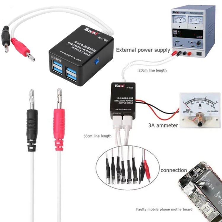 Kaisi K - 9035 Power Supply Activation Boot Cable for iPhone 6 to 14 Pro Max - ORIWHIZ