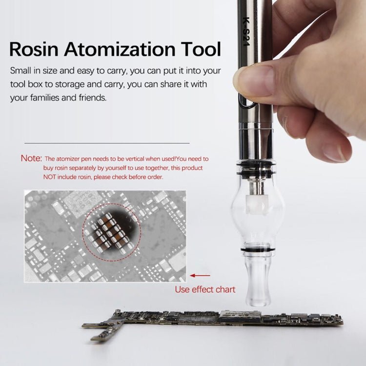Kaisi K - S21 Rosin Pen Rosin Atomization Machine Short Circuit Detector, Kaisi K - S21(Black), Kaisi K - S21(Silver) - ORIWHIZ