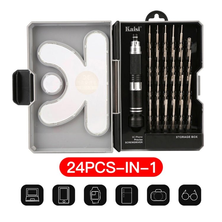 Kaisi KS - 1726 24 in 1 Multifunctional Precision Screwdriver Set, KS - 1726 - ORIWHIZ