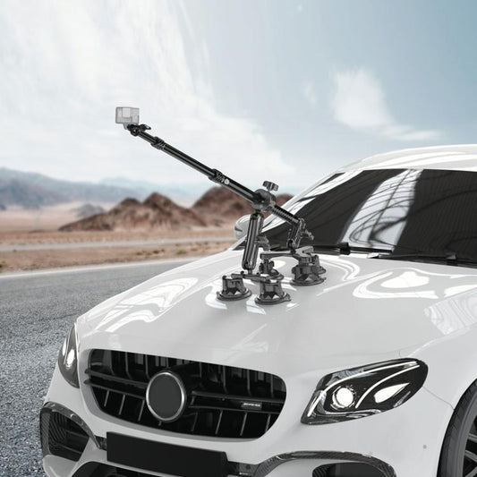 Kewig QG - 11 Soporte de fijación para cámara deportiva con ventosa, palo selfie y soporte para techo de coche - Accesorios ORIWHIZDJI e Insta360 Soporte con ventosa Kewig