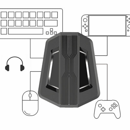 Keyboard And Mouse Converter For PS4/Switch/PS4 Pro/XBOX ONE, Black, Support Audio Models - ORIWHIZSony AccessoriesSony Accessories Adapter & CablesToys & Hobbies