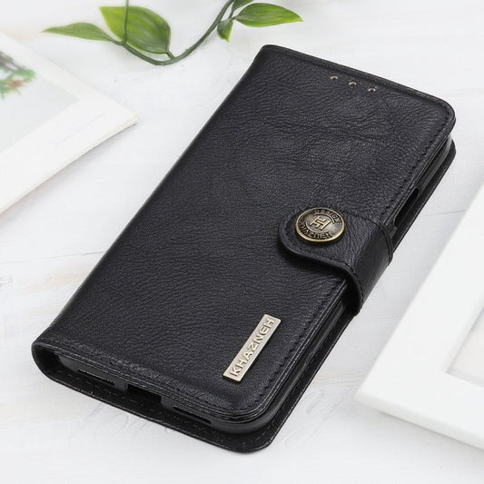 KHAZNEH Cowhide Texture Horizontal Flip Leather Phone Case, For iPhone 16 Pro Max, For iPhone 16 Pro, For iPhone 16 Plus, For iPhone 16, iPhone 16e, For iPhone 15 Pro Max, For iPhone 15 Pro, For iPhone 15 Plus, For iPhone 15 - ORIWHIZApple AccessoriesiPhone 16 Pro MaxiPhone 16 Pro Max Cases