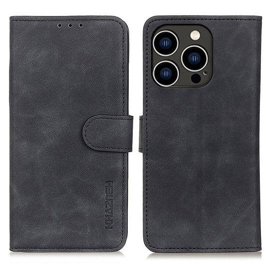 KHAZNEH Retro Texture Leather Phone Case, For iPhone 16 Pro Max, For iPhone 16 Pro, For iPhone 16 Plus, For iPhone 16, iPhone 16e, For iPhone 15 Pro Max, For iPhone 15 Pro, For iPhone 15 Plus, For iPhone 15 - ORIWHIZApple AccessoriesiPhone 16 Pro MaxiPhone 16 Pro Max Cases