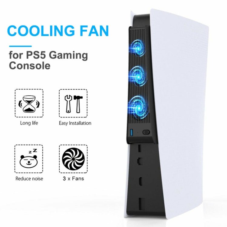 KJH P5 - 009 Console Cooling Fan For PS5, P5 - 009(Black), P5 - 009(White) - ORIWHIZSony AccessoriesSony Accessories OthersToys & Hobbies