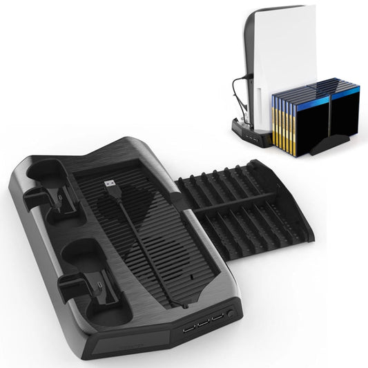 KJH P5 - 010 - 2 Multi - function Charging Cooling Fan Base with Storage Tray Bracket For PS5 De / UHD, KJH P5 - 010 - 2 - ORIWHIZSony AccessoriesSony Accessories Charger & PowerToys & Hobbies