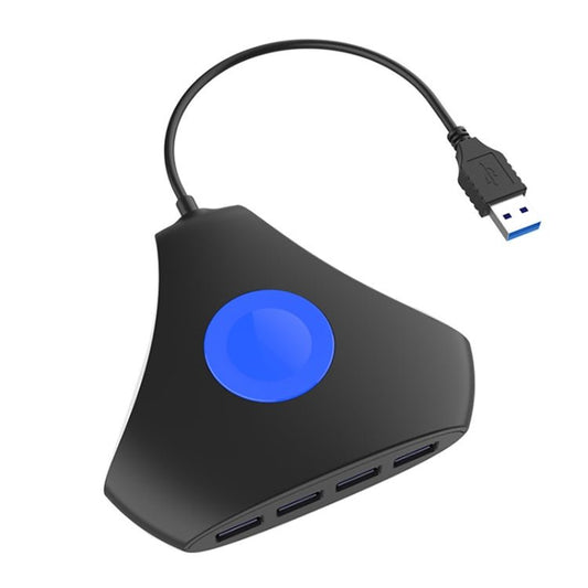 KJH P5 - 015 4 in 1 Hub Converter USB 3.0 Blue Light Expansion Adapter Splitter Charger Connector Splitter For PS5 / Xbox Series X, KJH P5 - 015 - ORIWHIZSony AccessoriesSony Accessories Adapter & CablesToys & Hobbies