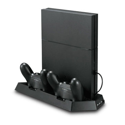 KJH PSLIM - 03 Multi - function Host Bracket Cooling Fan Ultra - thin Machine Bracket Fan Charger for PS4 / SLIM Console, PSLIM - 03 - ORIWHIZKJHSony AccessoriesSony Accessories Charger & Power