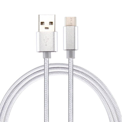 Knit Texture USB to USB - C / Type - C Data Sync Charging Cable, Cable Length: 50cm - ORIWHIZ