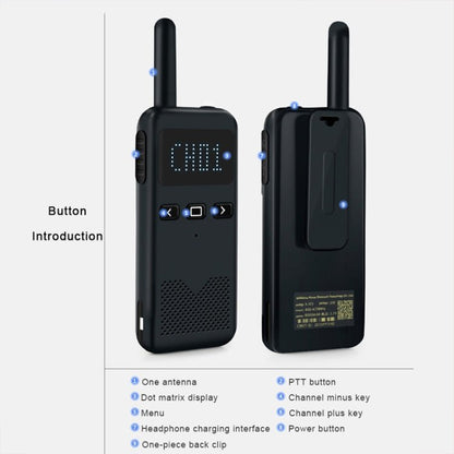 KSUN X - 30 M2 Outdoor Handheld Mini Walkie Talkie Color Random Delivery - ORIWHIZConsumer ElectronicsKSUNWalkie Talkie