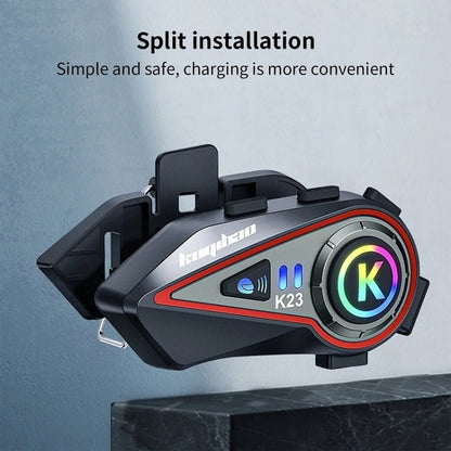 KUQIBAO Motorcycle Helmet Long - Lasting Bluetooth - compatible Headset With Light - ORIWHIZCar Walkie TalkieConsumer ElectronicsKUQIBAO