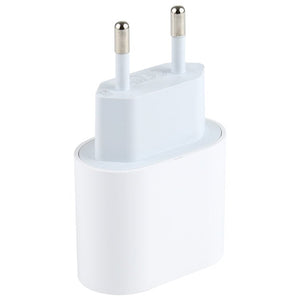 L - 012 2 in 1 20W PD USB - C / Type - C Interface Travel Charger + USB - C / Type - C to 8 Pin Data Cable Set, EU Plug - ORIWHIZ