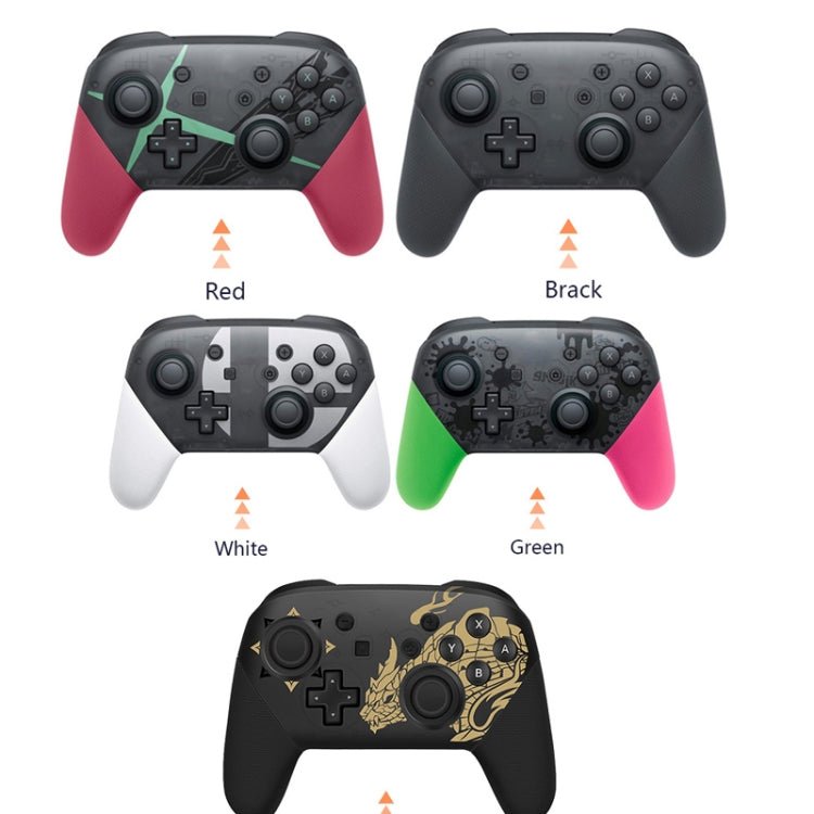 L - 0326 Wireless Gamepad For Switch Pro,Style:, Black, Green Pink, Black - Full Function + NFC + Wake - up (1: 1), Green Pink - Full Function + NFC + Wake - up (1: 1), Monster Hunter Full Function + NFC + Wake - up (1: 1), Black - Full Function HD Edition����... - ORIWHIZNintendo AccessoriesNintendo Accessories GamepadsToys & Hobbies