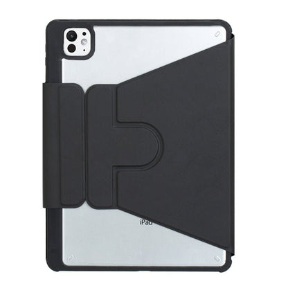 L13 - A 360 Rotation Acrylic Transparent Bluetooth Keyboard Leather Case With Touch Control, L13 - A - ORIWHIZApple AccessoriesiPad KeyboardiPad Keyboard For iPad Pro