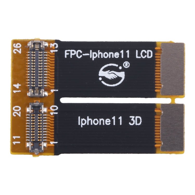 كابل مرن لاختبار تمديد شاشة LCD، لهاتف iPhone 15 Pro Max، لهاتف iPhone 14 / 14 Plus، لهاتف iPhone 14 Pro، لهاتف iPhone 14 Pro Max، لهاتف iPhone 12 / 12 Pro، لهاتف iPhone 12 Pro Max، لهاتف iPhone 11 Pro Max، لهاتف iPhone 11، لهاتف iPhone 11 Pro - ORIWHIZ
