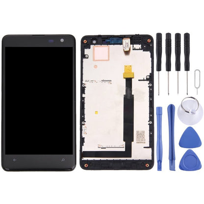 LCD Display + Touch Panel with Frame for Nokia Lumia 625 , For Nokia Lumia 625 - ORIWHIZ