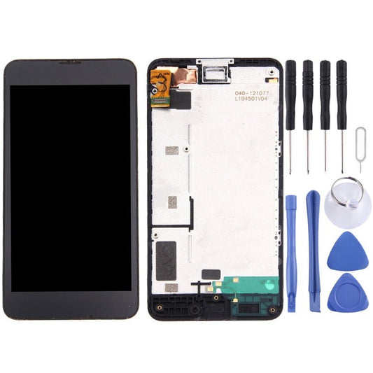 LCD Display + Touch Panel with Frame for Nokia Lumia 630 / 635, For Nokia Lumia 630 / 635 - ORIWHIZ
