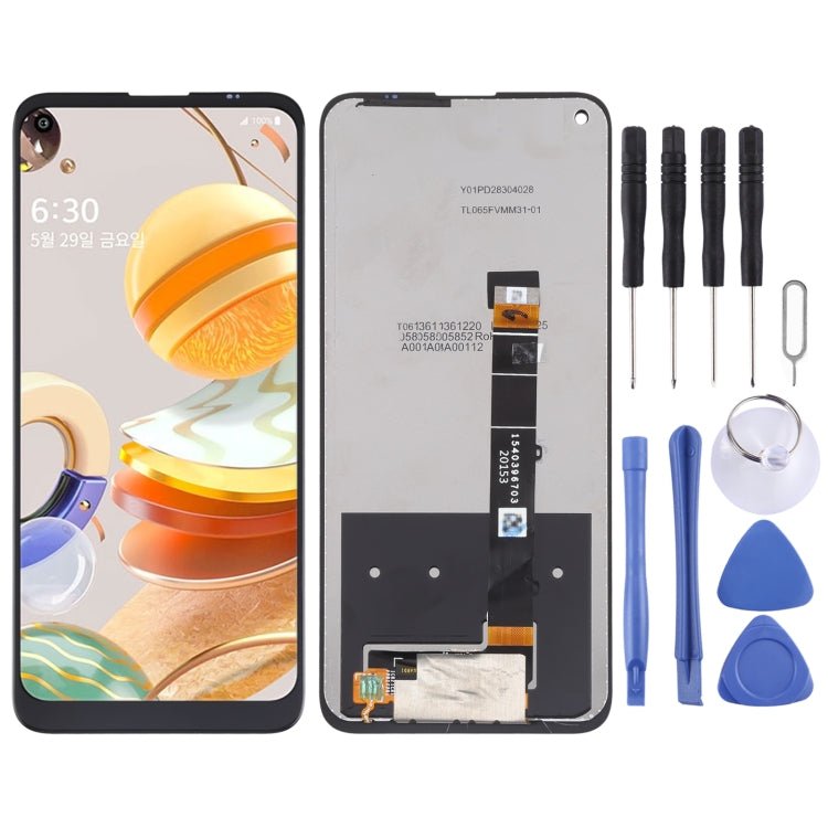 LCD Screen and Digitizer Full Assembly for LG Q61, For LG Q61 - ORIWHIZ