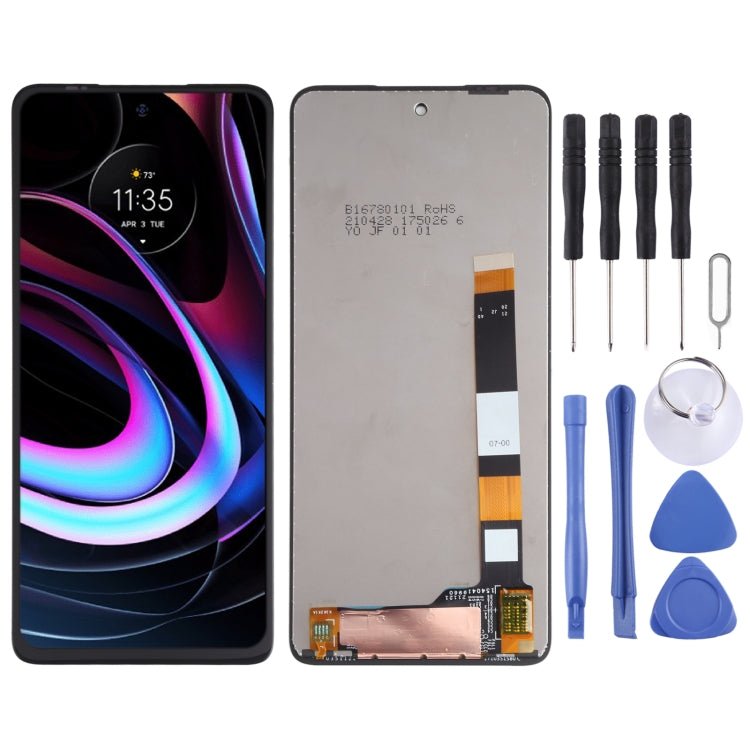 LCD Screen and Digitizer Full Assembly for Motorola Edge (2021), For Motorola Edge (2021) - ORIWHIZ