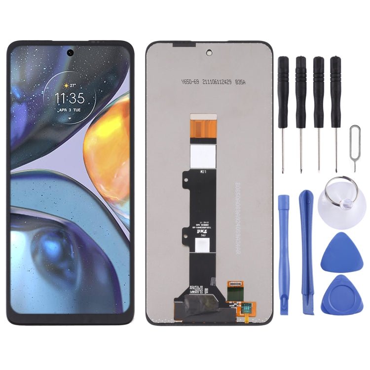 LCD Screen and Digitizer Full Assembly For Motorola Moto G22, For Motorola Moto G22 - ORIWHIZ