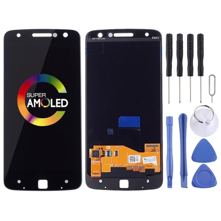 LCD Screen and Digitizer Full Assembly for Motorola Moto Z Droid / Moto Z XT1650 - 01 XT1650 - 03, For Moto Z Droid - ORIWHIZ