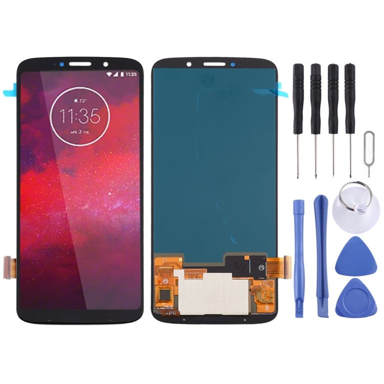 LCD Screen and Digitizer Full Assembly for Motorola Moto Z3, For Motorola Moto Z3 - ORIWHIZ