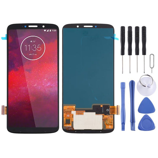LCD Screen and Digitizer Full Assembly for Motorola Moto Z3, For Motorola Moto Z3 - ORIWHIZ