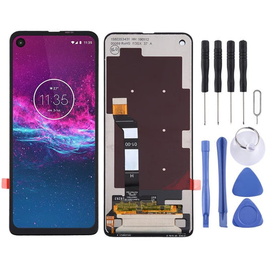 LCD Screen and Digitizer Full Assembly for Motorola One Action, For Motorola One Action - ORIWHIZ