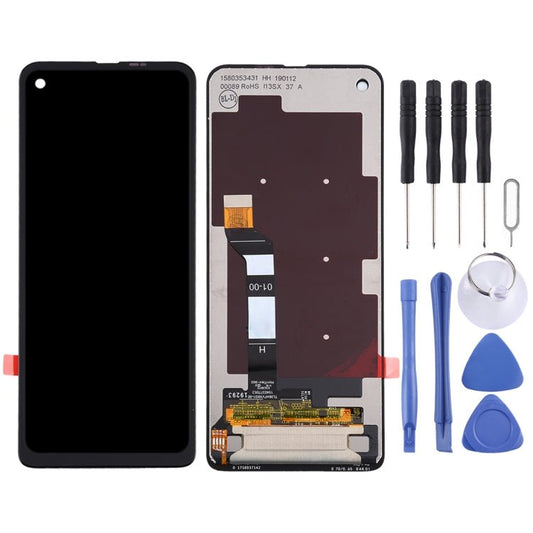 LCD Screen and Digitizer Full Assembly for Motorola One Action, For Motorola One Action - ORIWHIZ