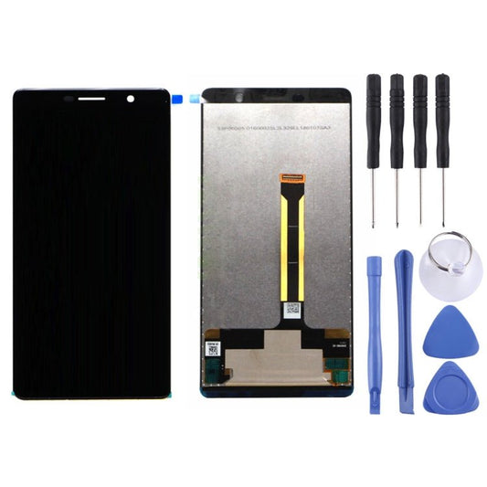 LCD Screen and Digitizer Full Assembly for Nokia 7 Plus / E9 Plus, For Nokia 7 Plus - ORIWHIZ