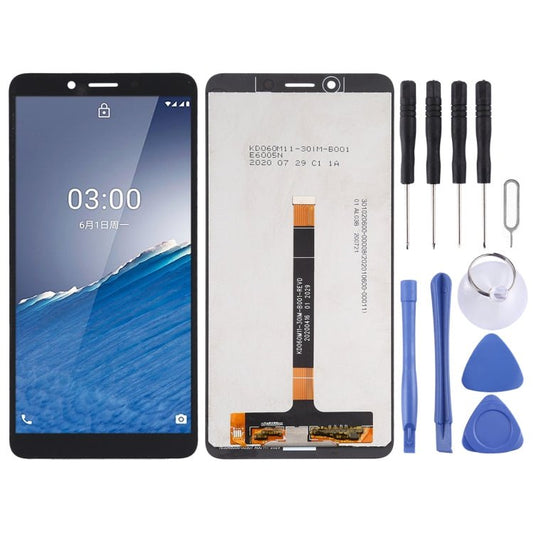 LCD Screen and Digitizer Full Assembly for Nokia C3, For Nokia C3 - ORIWHIZ