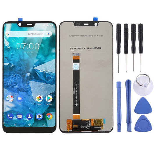 LCD Screen and Digitizer Full Assembly for Nokia X7 / 8.1 / 7.1 Plus TA - 1131, For Nokia X7 - ORIWHIZ