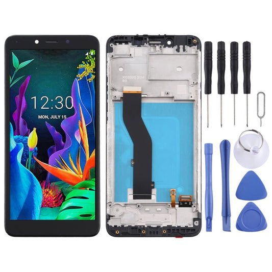 LCD Screen and Digitizer Full Assembly With Frame for LG K20 (2019) LM - X120EMW LMX120EMW LM - X120, For LG K20 (2019) - ORIWHIZ