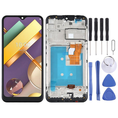 LCD Screen and Digitizer Full Assembly With Frame for LG K22 LMK200Z, LMK200E, LMK200B, LM - K200, For LG K22 - ORIWHIZ