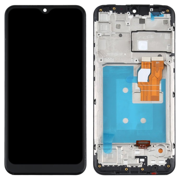 LCD Screen and Digitizer Full Assembly With Frame for LG K22 LMK200Z, LMK200E, LMK200B, LM - K200, For LG K22 - ORIWHIZ