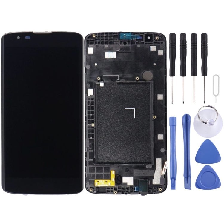 LCD Screen and Digitizer Full Assembly with Frame for LG K7 Lite / Tribute 5 / LS665 LS675 MS330 K330 AS330, For LG K7 Lite - ORIWHIZ