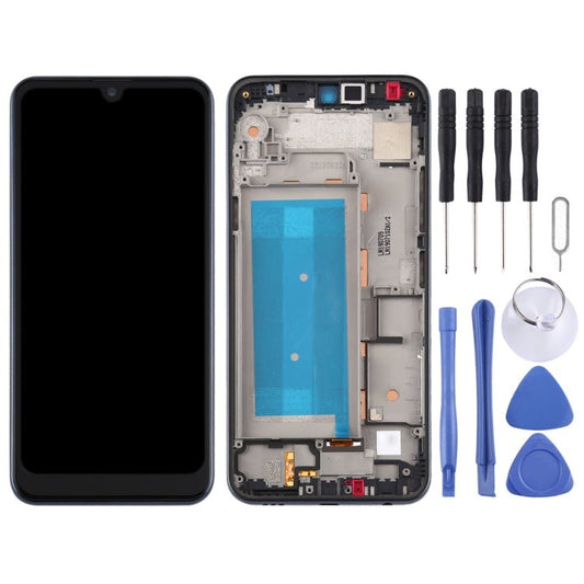 LCD Screen and Digitizer Full Assembly with Frame for LG Q60,Double SIM, For LG Q60(Double SIM) - ORIWHIZ