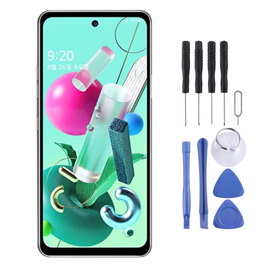 LCD Screen and Digitizer Full Assembly With Frame for LG Q92 5G, For LG Q92 5G - ORIWHIZ