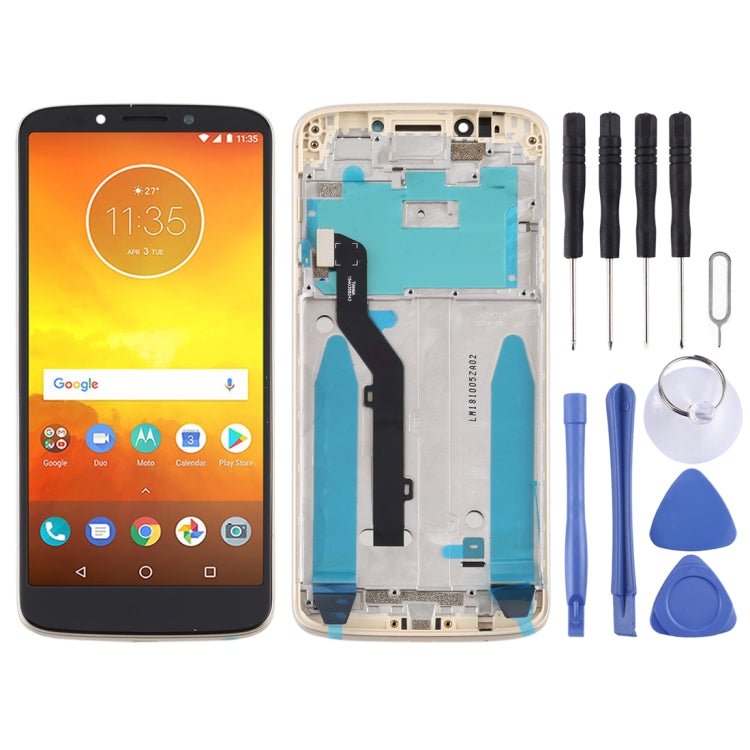 LCD Screen and Digitizer Full Assembly With Frame for Motorola Moto E5/ G6 Play(Brazil), For Moto E5, For Moto E5(Grey), For Moto E5(Gold) - ORIWHIZ