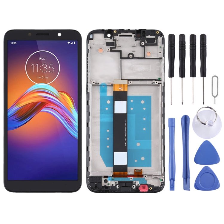 LCD Screen and Digitizer Full Assembly With Frame for Motorola Moto E6 Play, For Moto E6 Play - ORIWHIZ