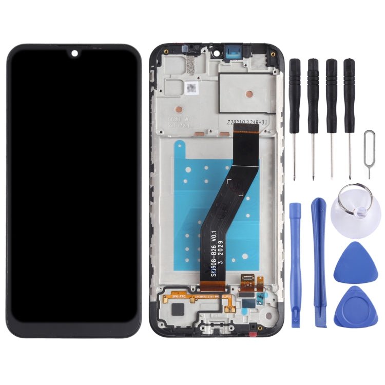 LCD Screen and Digitizer Full Assembly with Frame for Motorola Moto E6i XT2053 - 5, For Motorola Moto E6i - ORIWHIZ