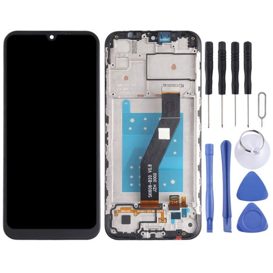LCD Screen and Digitizer Full Assembly with Frame for Motorola Moto E6S XT2053 XT2053 - 2, For Motorola Moto E6S - ORIWHIZ