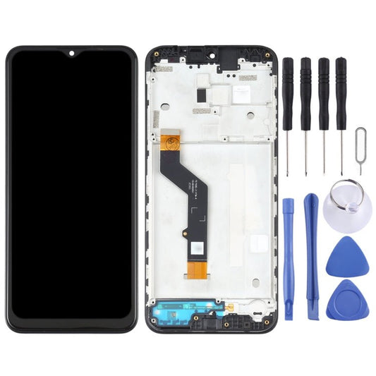LCD Screen and Digitizer Full Assembly with Frame for Motorola Moto E7 Plus XT2081 - 1, For Motorola Moto E7 Plus - ORIWHIZ