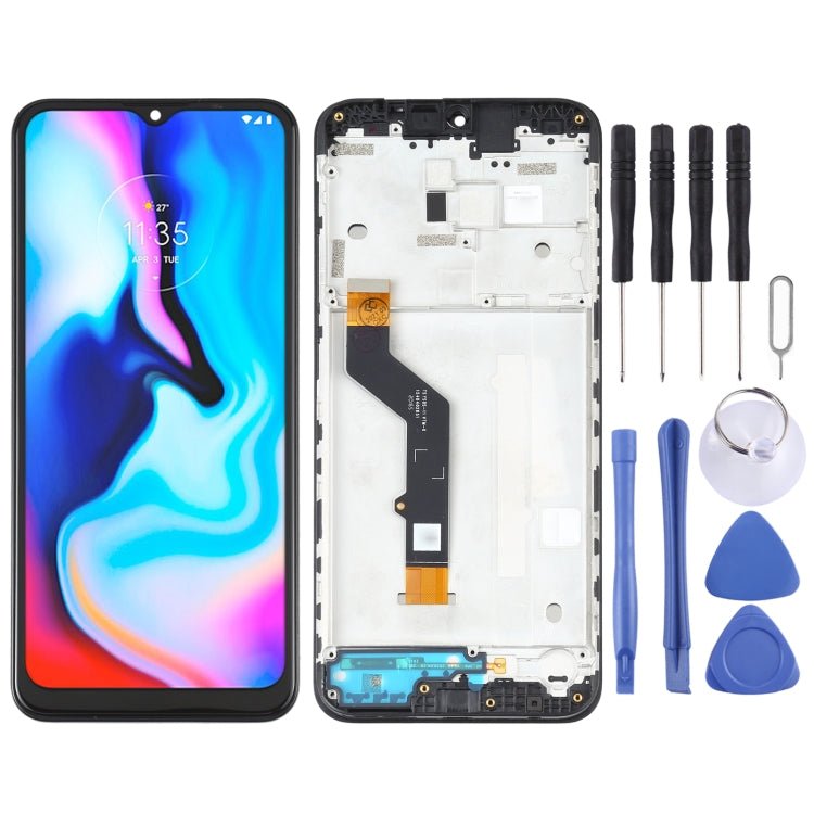 LCD Screen and Digitizer Full Assembly with Frame for Motorola Moto E7 Plus XT2081 - 1, For Motorola Moto E7 Plus - ORIWHIZ