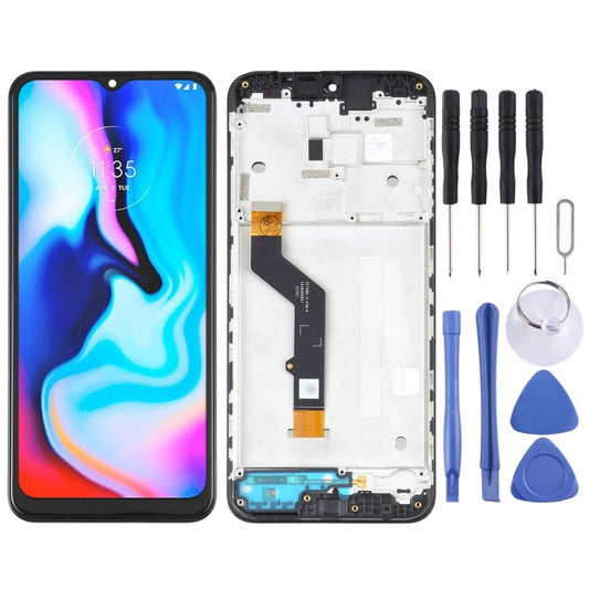 LCD Screen and Digitizer Full Assembly with Frame for Motorola Moto E7 Plus XT2081 - 1, For Motorola Moto E7 Plus - ORIWHIZ