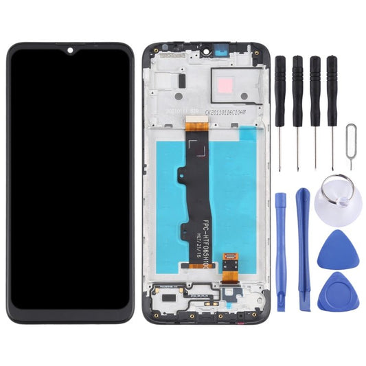 LCD Screen and Digitizer Full Assembly with Frame for Motorola Moto E7 Power PAMH0001IN PAMH0010IN PAMH0019IN, For Motorola Moto E7 Power - ORIWHIZ