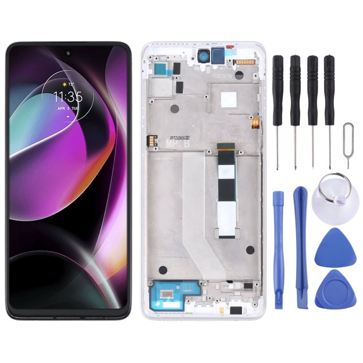 LCD Screen and Digitizer Full Assembly with Frame for Motorola Moto G 5G, For Motorola Moto G 5G(Purple), For Motorola Moto G 5G - ORIWHIZ