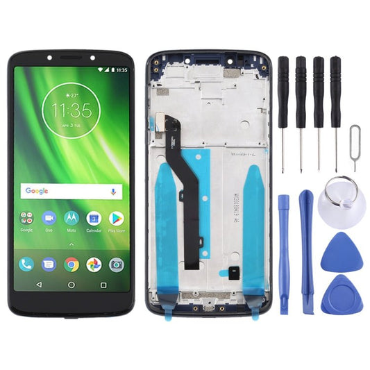 LCD Screen and Digitizer Full Assembly With Frame for Motorola Moto G6 Play, For Moto G6 Play - ORIWHIZ